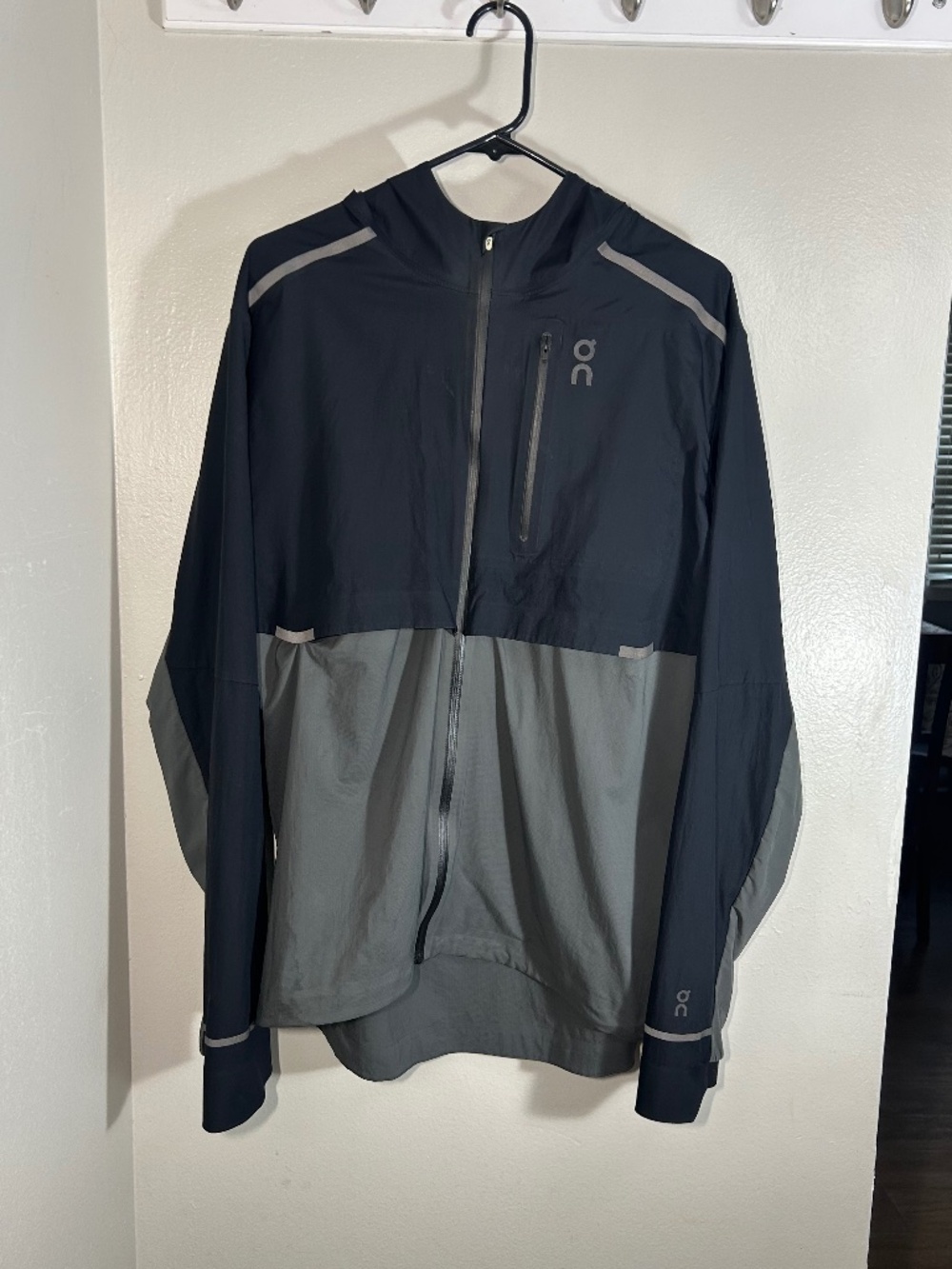 On Running Weather Jacket Cloud Men XL Lightweight Water Resistant Packable